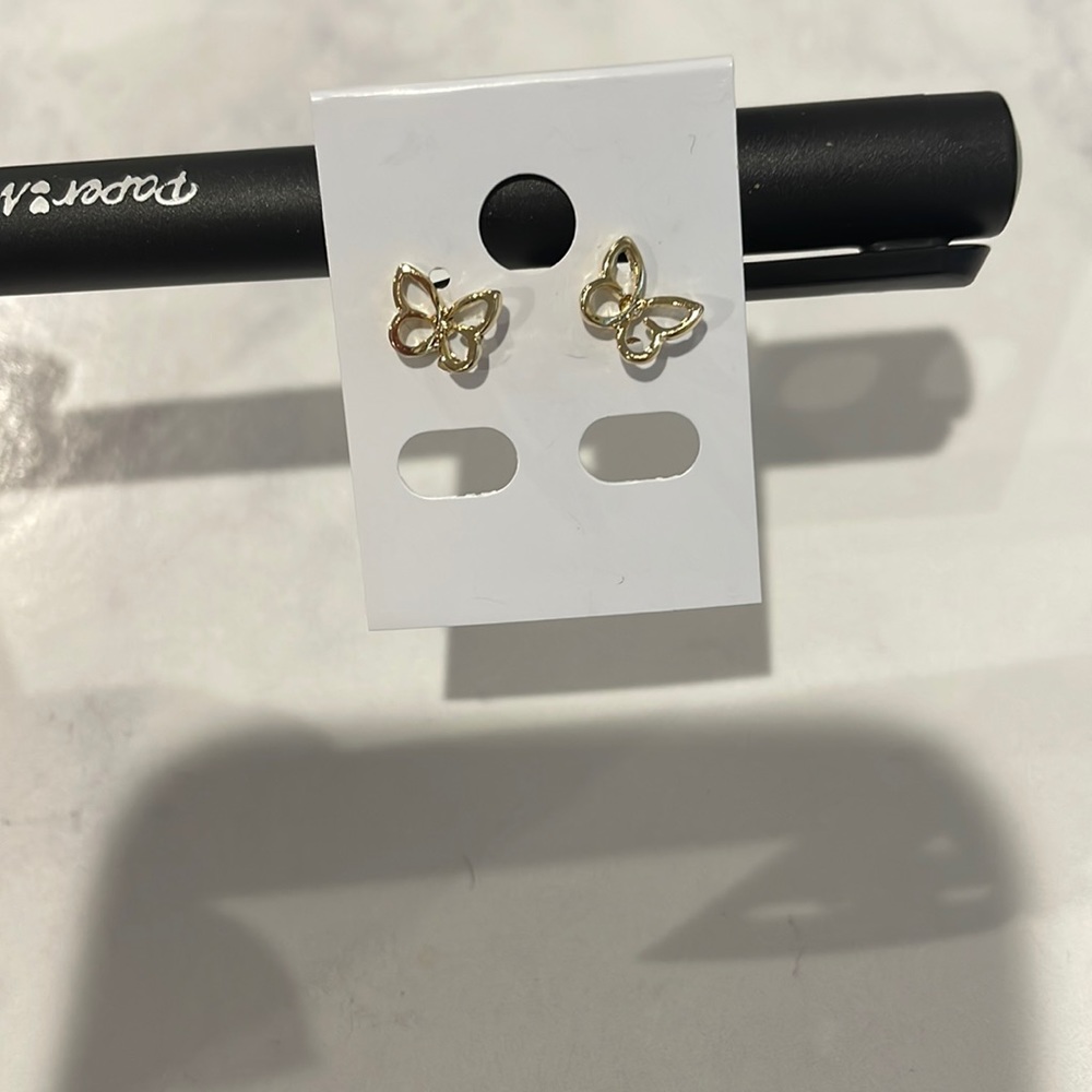 Small butterfly studs